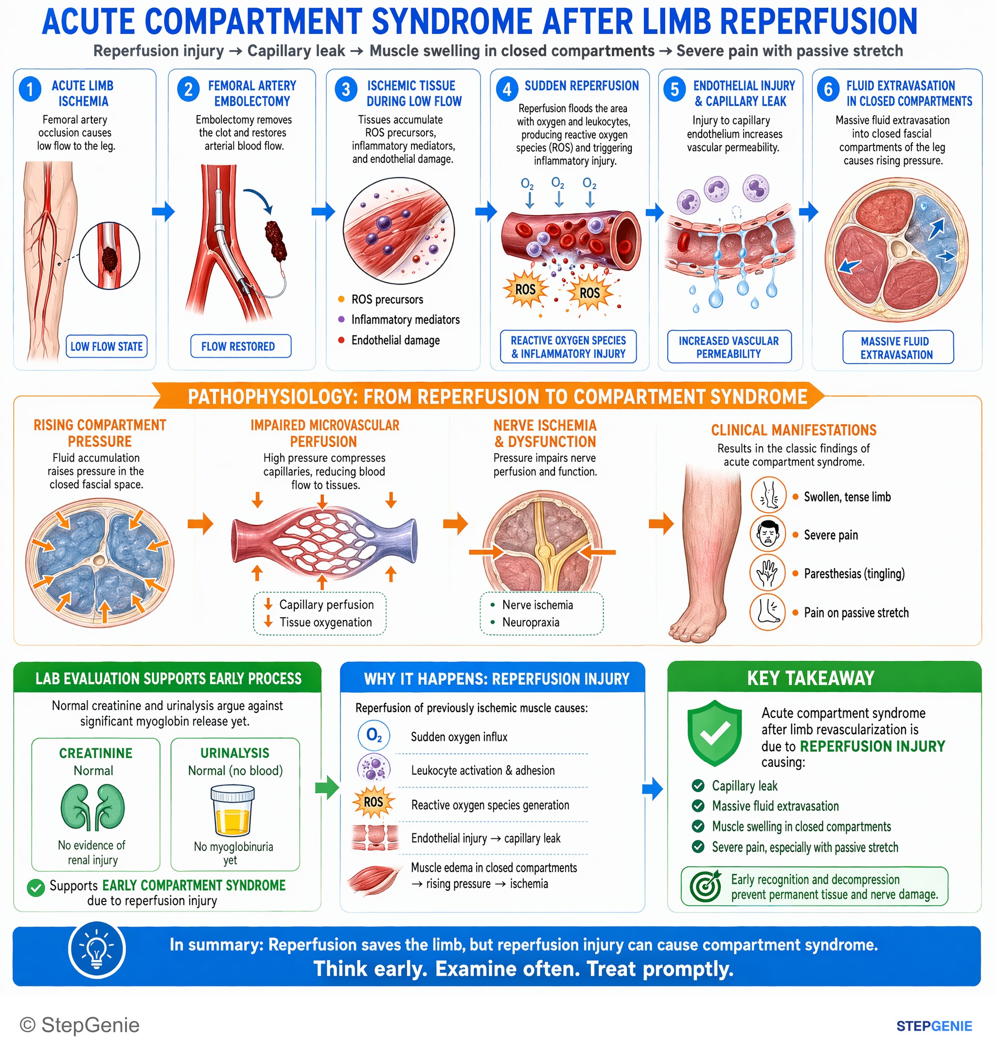 Bone, joint, and soft tissue injuries and infections — StepGenie USMLE Step 2 explanation infographic
