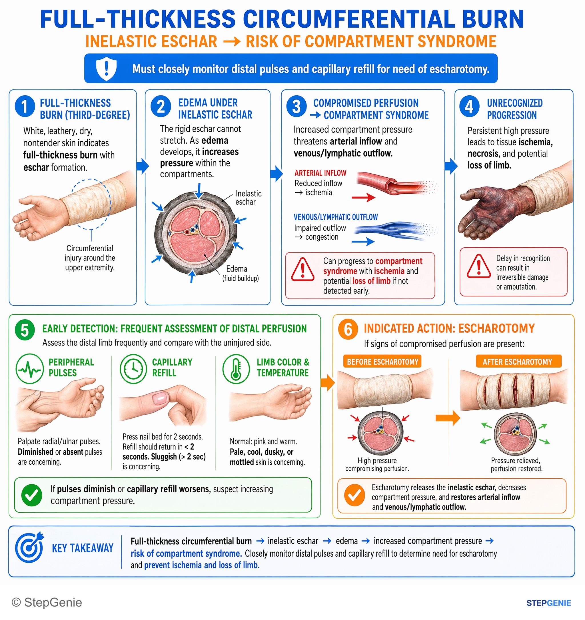 Critical care and trauma medicine — StepGenie USMLE Step 2 explanation infographic