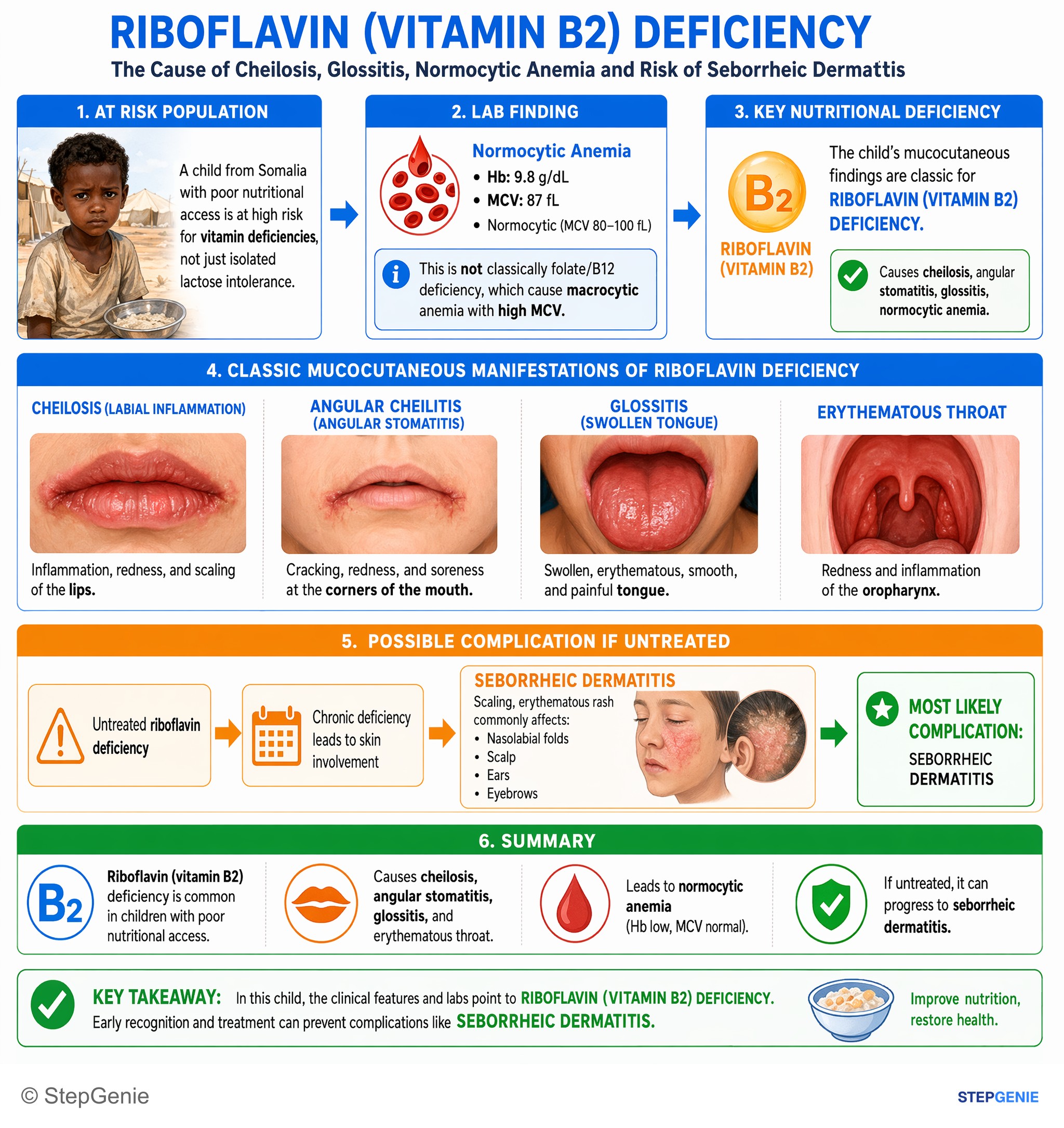 Vitamins, cofactors, nutrients — StepGenie USMLE Step 1 explanation infographic