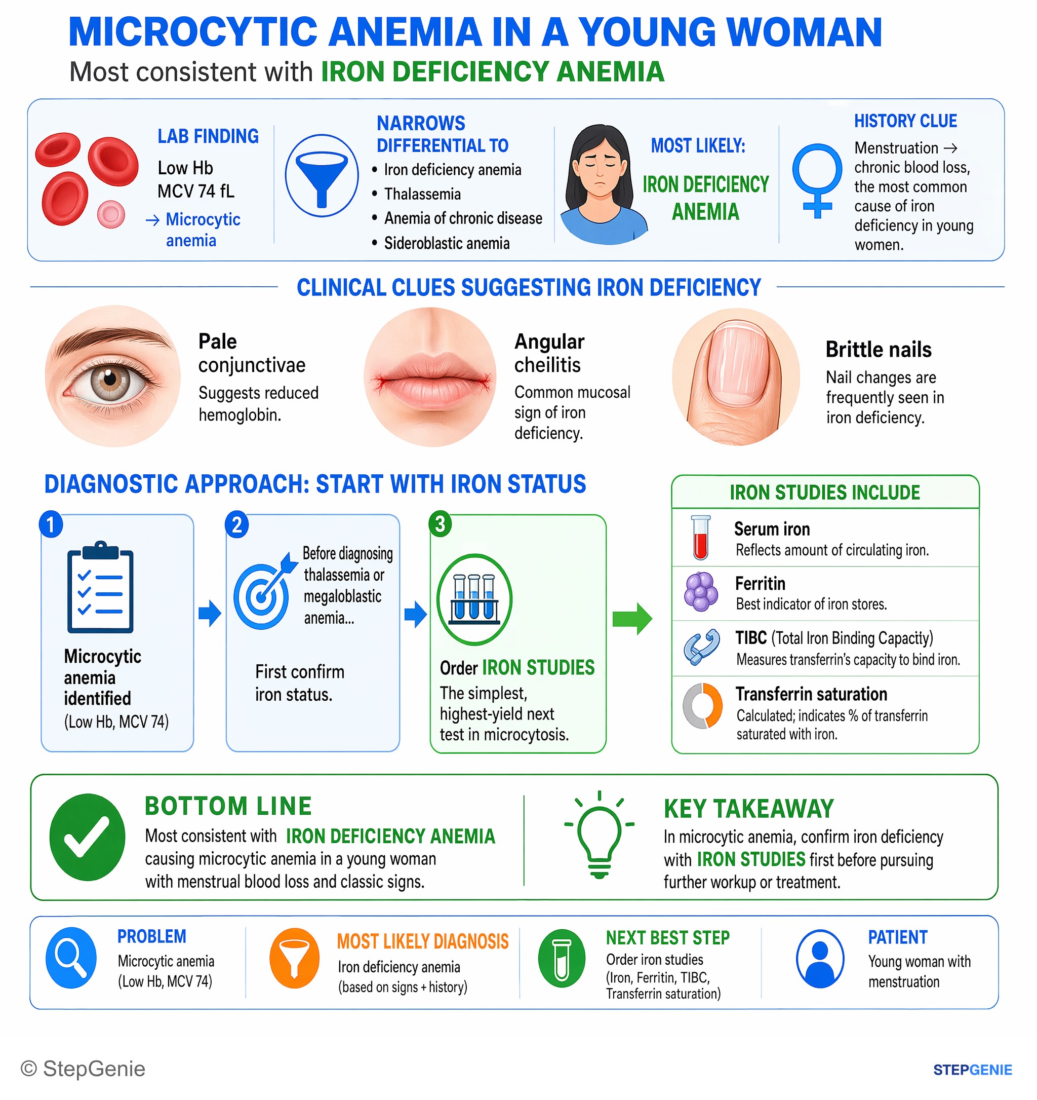 Disorders of nutrition — StepGenie USMLE Step 2 explanation infographic