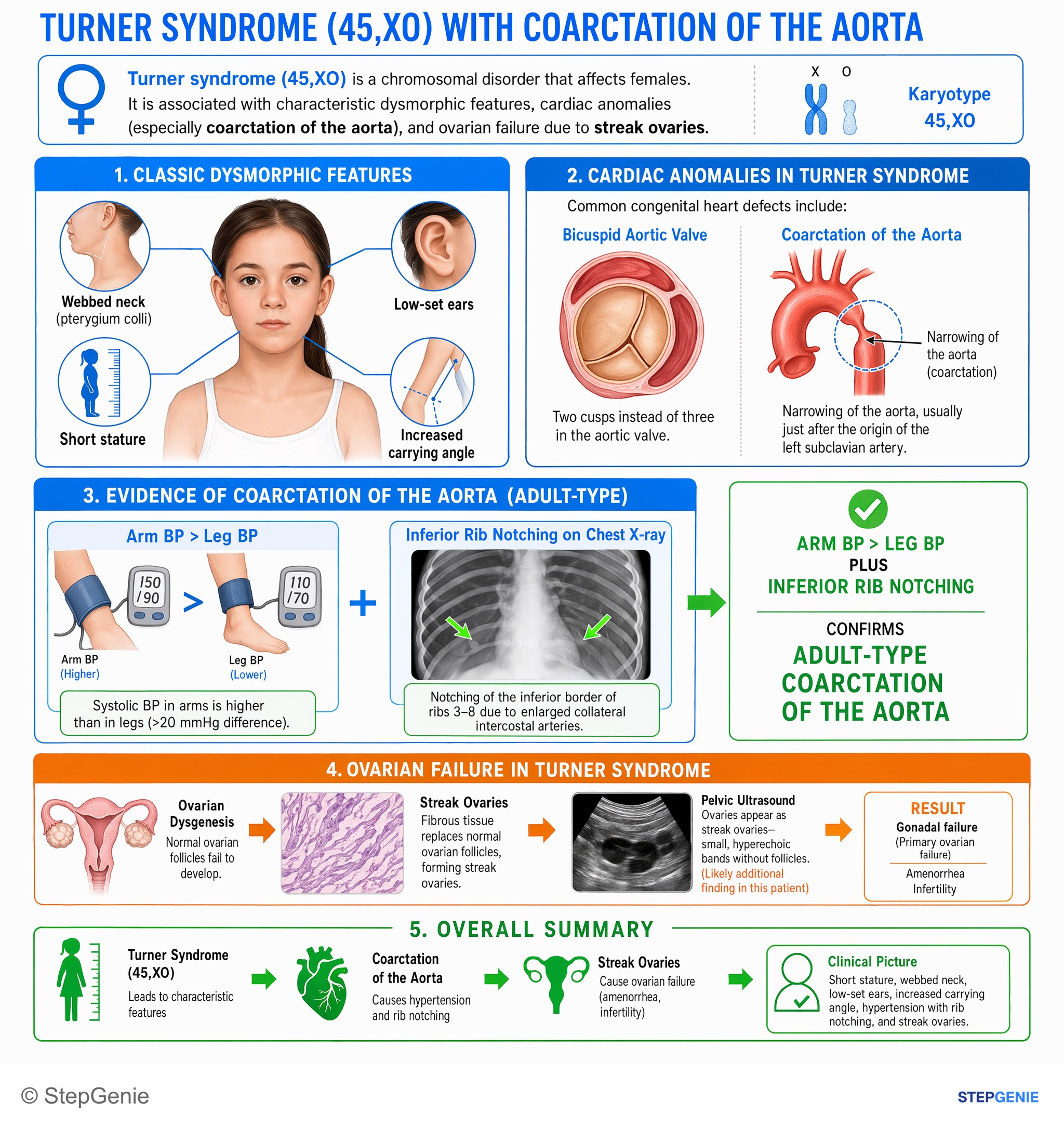 Congenital heart disease — StepGenie USMLE Step 1 explanation infographic
