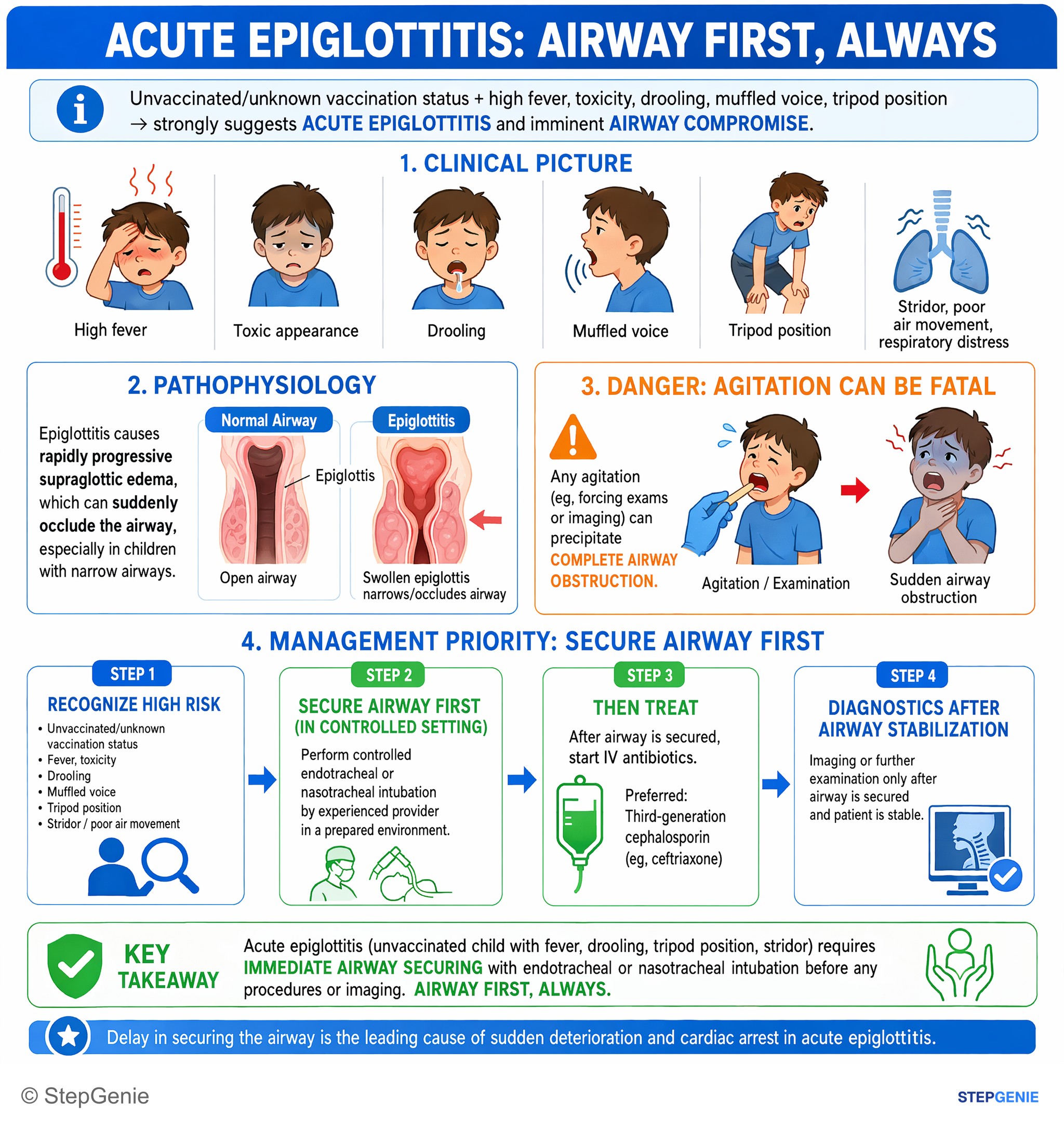 Critical care and trauma medicine — StepGenie USMLE Step 2 explanation infographic
