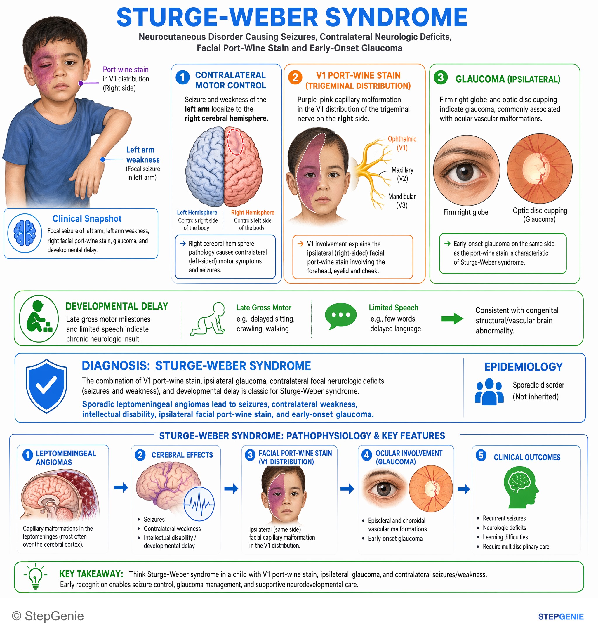 Tumors/Malignancy of the nervous system — StepGenie USMLE Step 1 explanation infographic