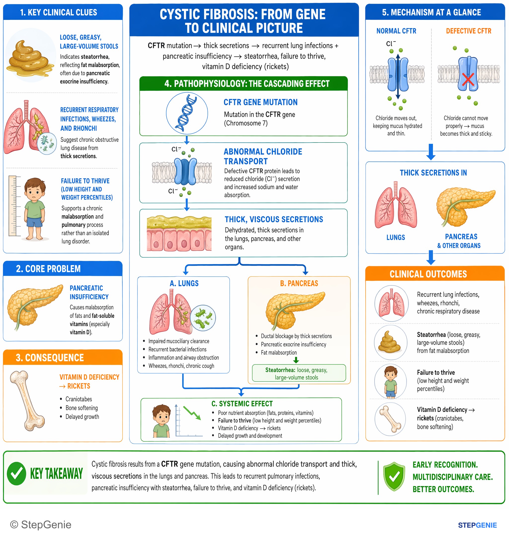 Pulmonary infections — StepGenie USMLE Step 1 explanation infographic