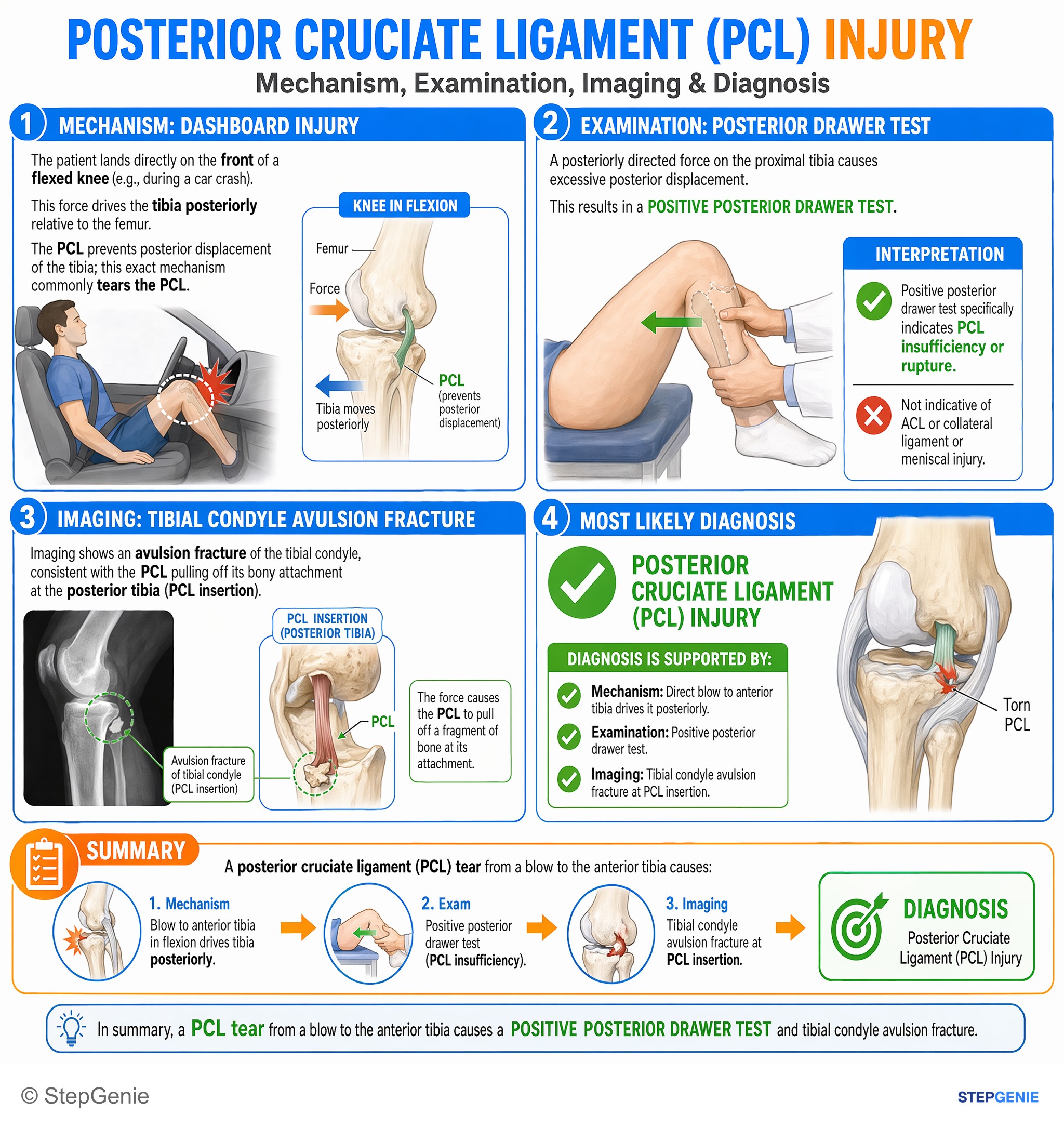 Normal structure and function of the musculoskeletal system — StepGenie USMLE Step 1 explanation infographic