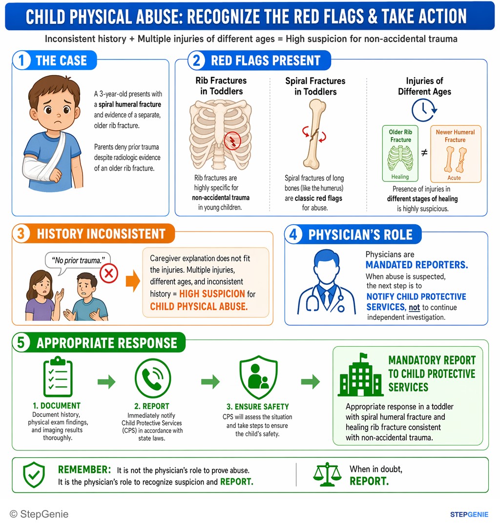 Medical ethics and jurisprudence — StepGenie USMLE Step 2 explanation infographic