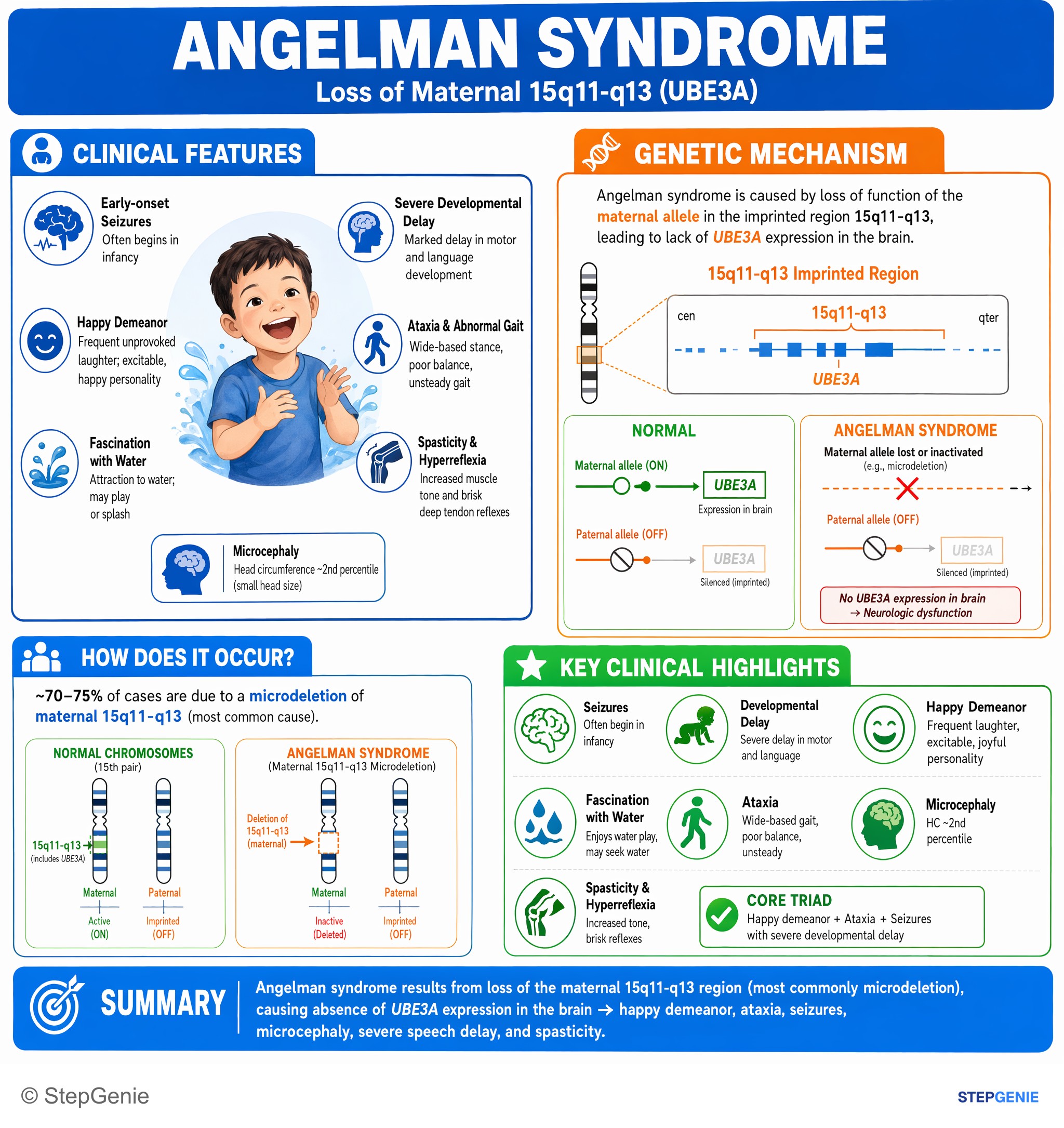 Neurodegenerative disorders and dementias — StepGenie USMLE Step 1 explanation infographic