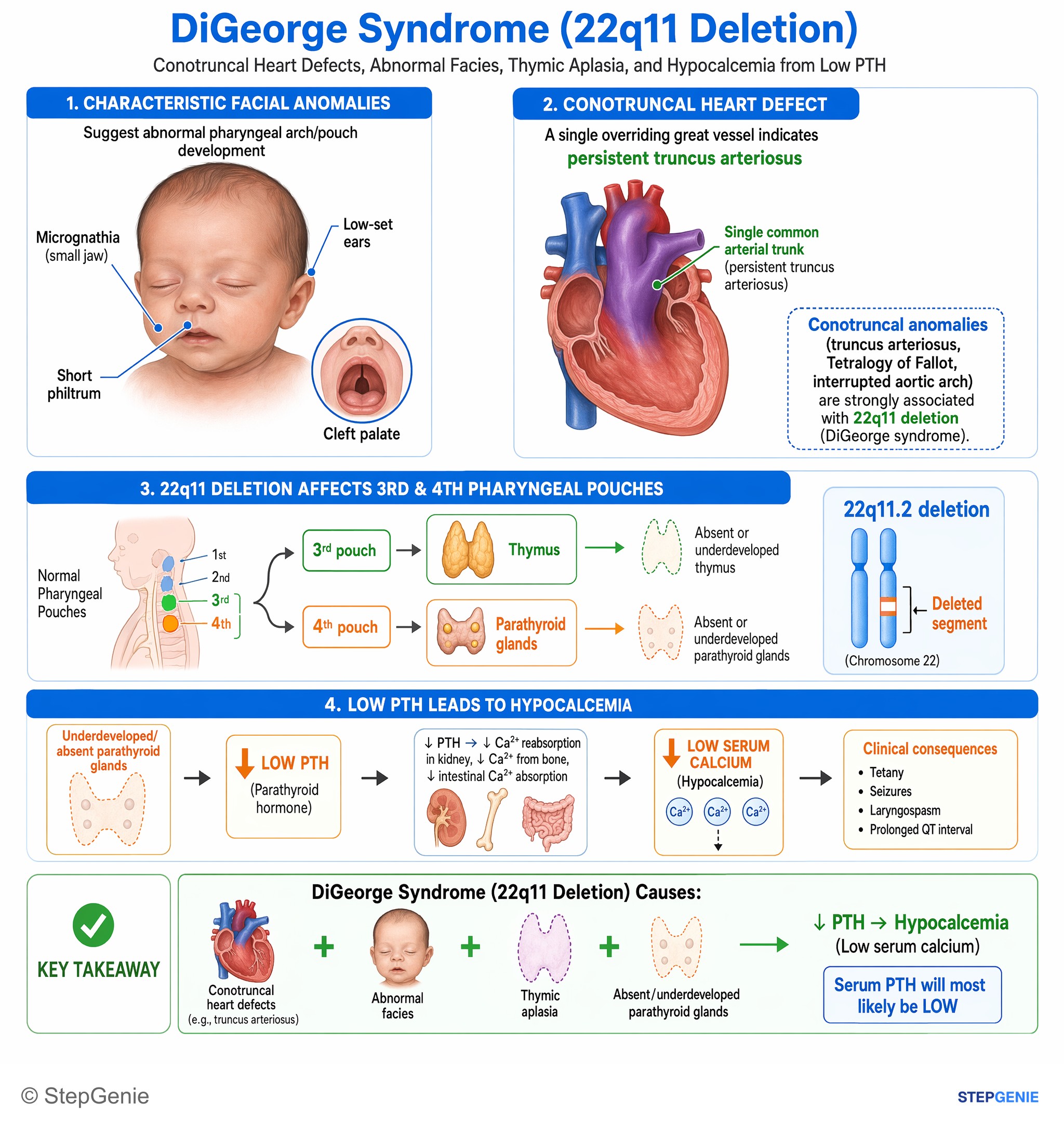 Congenital heart disease — StepGenie USMLE Step 1 explanation infographic