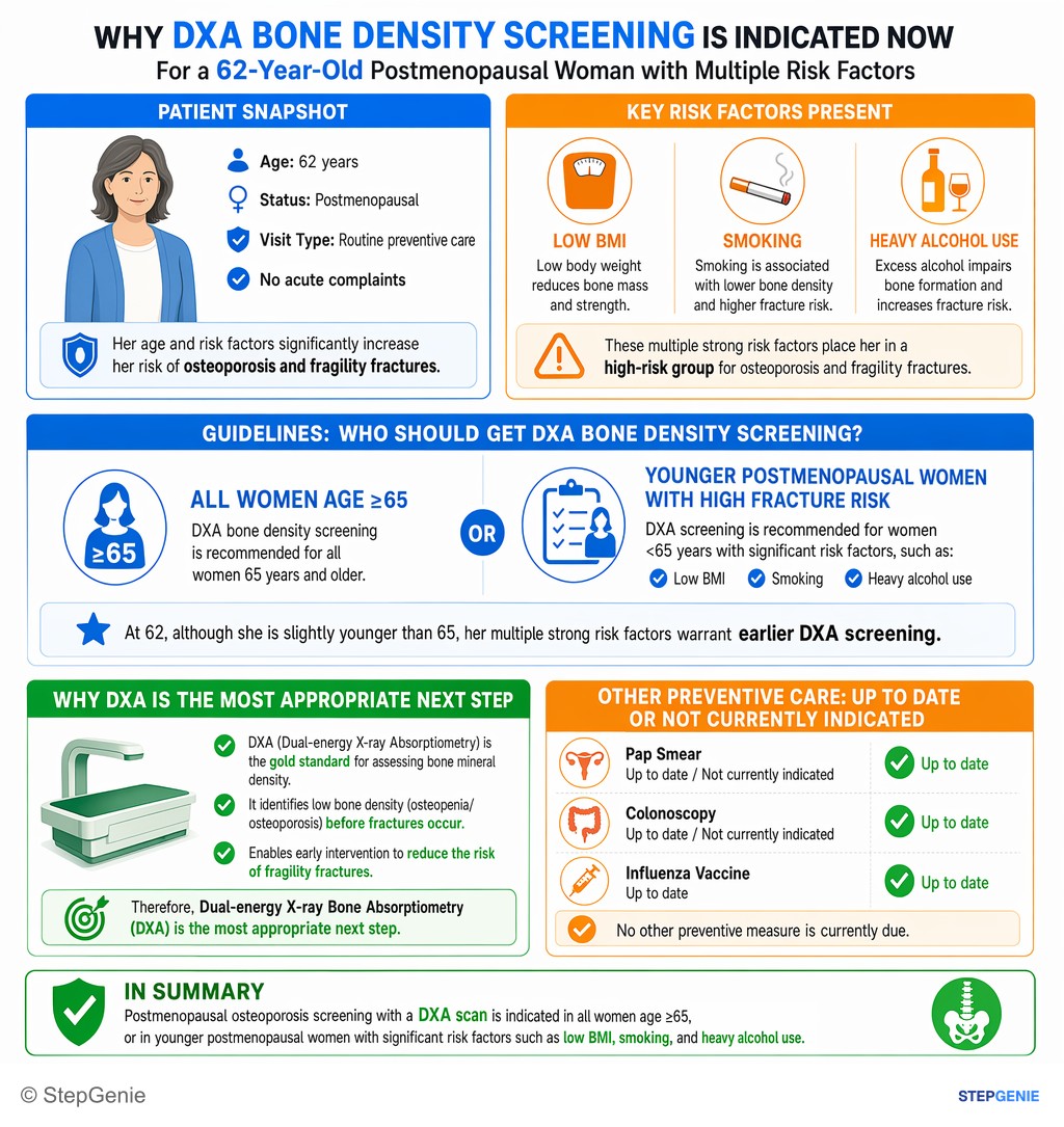 Healthcare policy and economics — StepGenie USMLE Step 2 explanation infographic