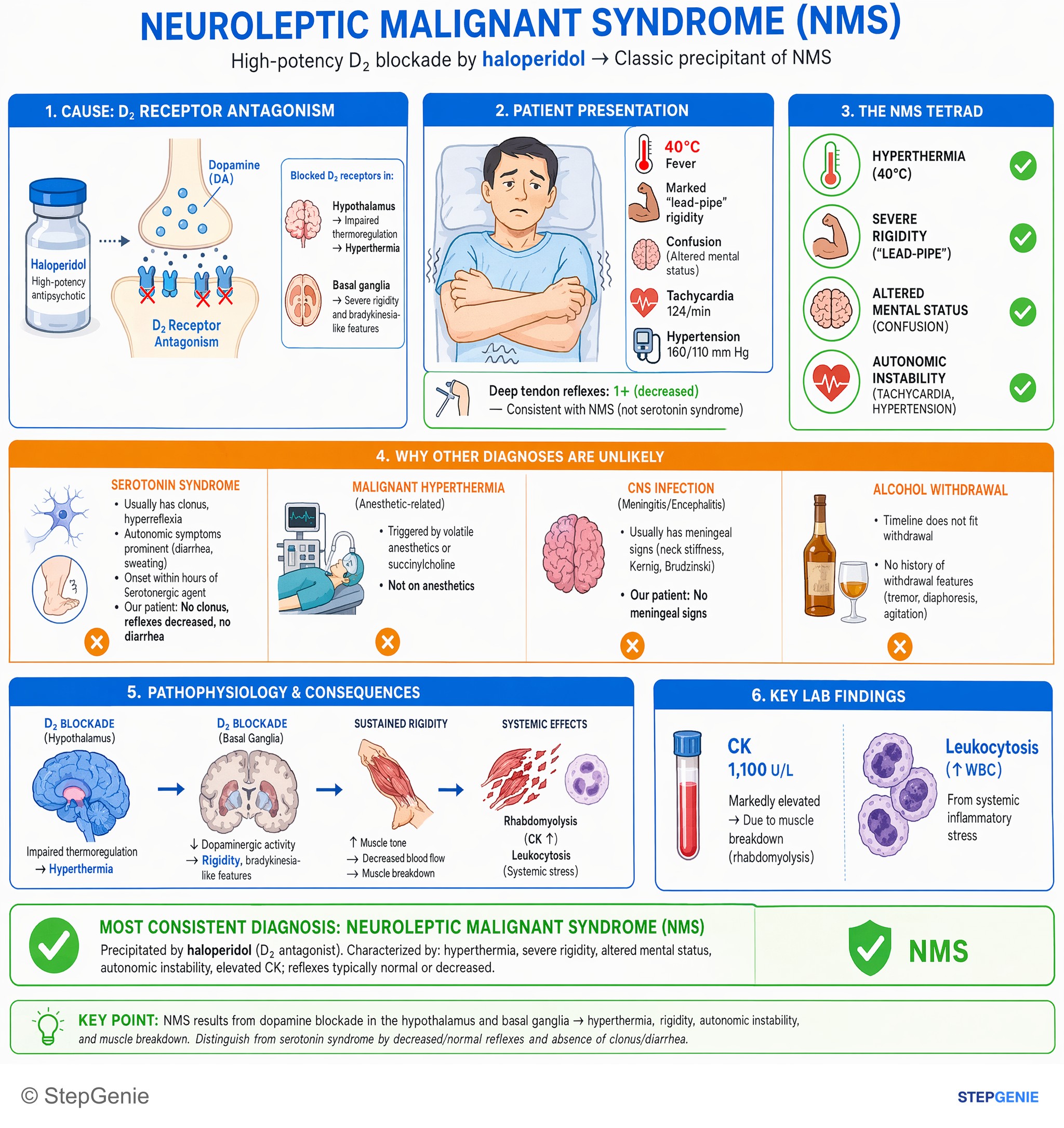Miscellaneous — StepGenie USMLE Step 2 explanation infographic