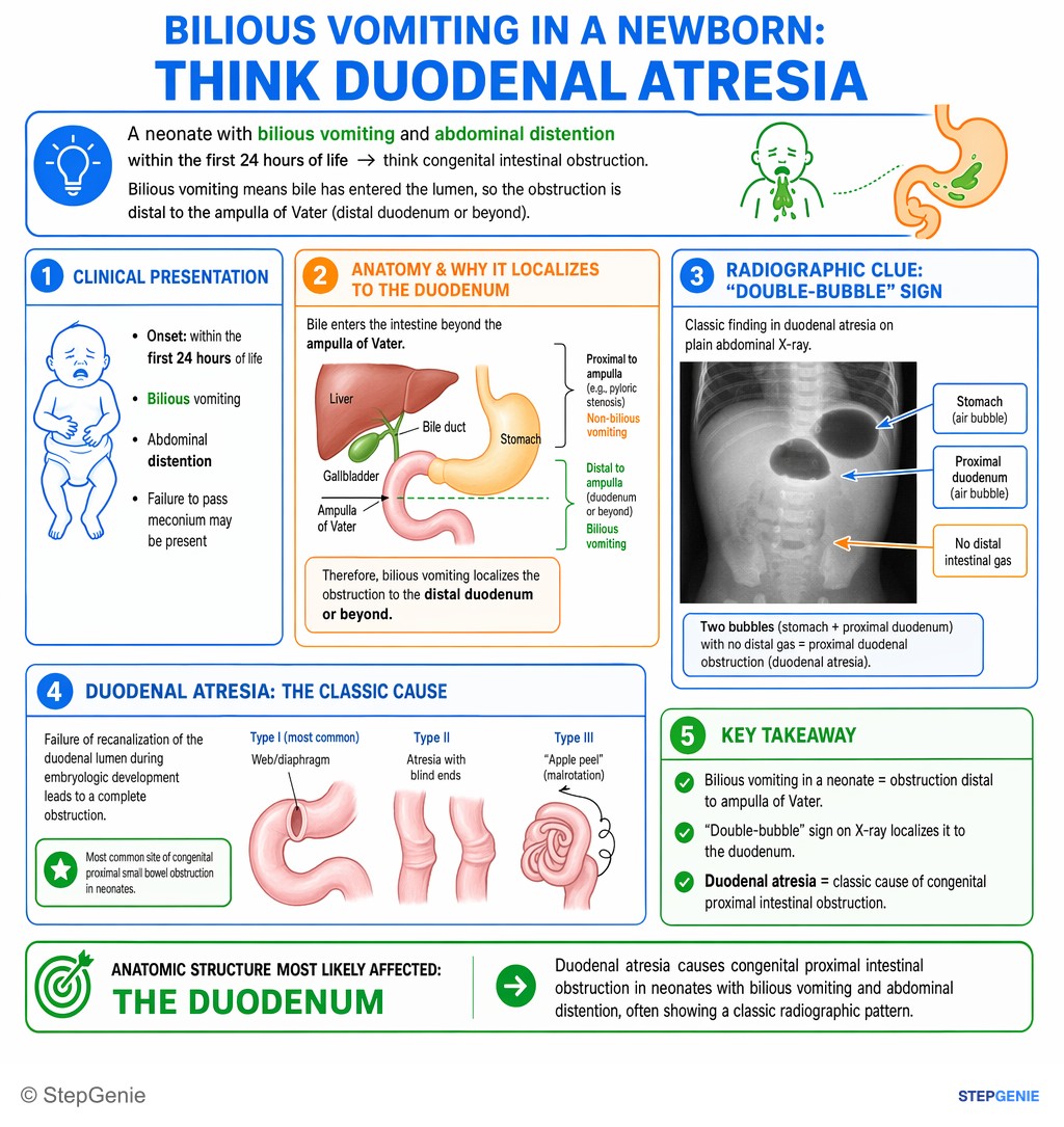 Congenital and developmental anomalies — StepGenie USMLE Step 1 explanation infographic