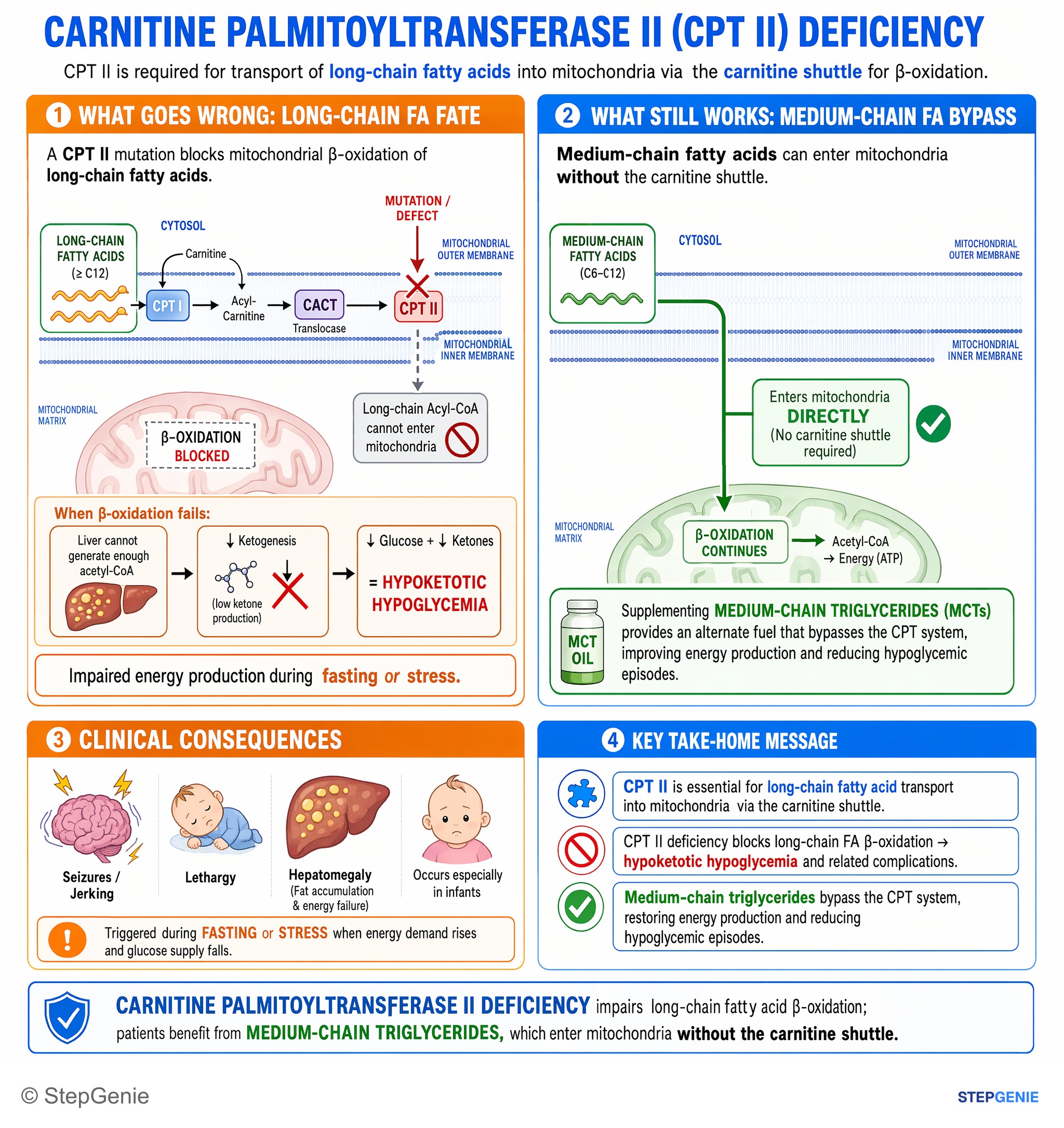 Lipid metabolism — StepGenie USMLE Step 1 explanation infographic