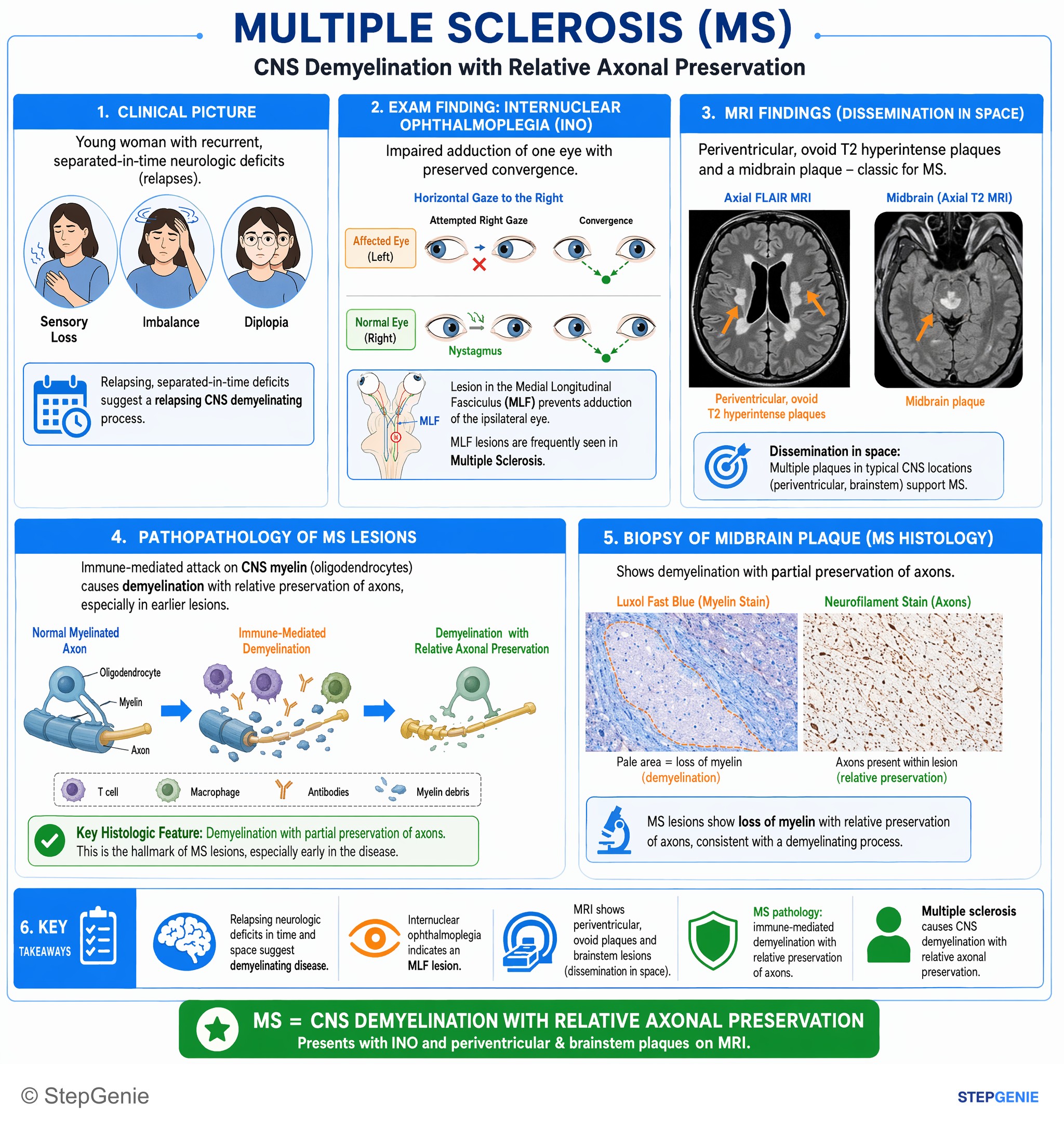 Autoimmune conditions — StepGenie USMLE Step 1 explanation infographic