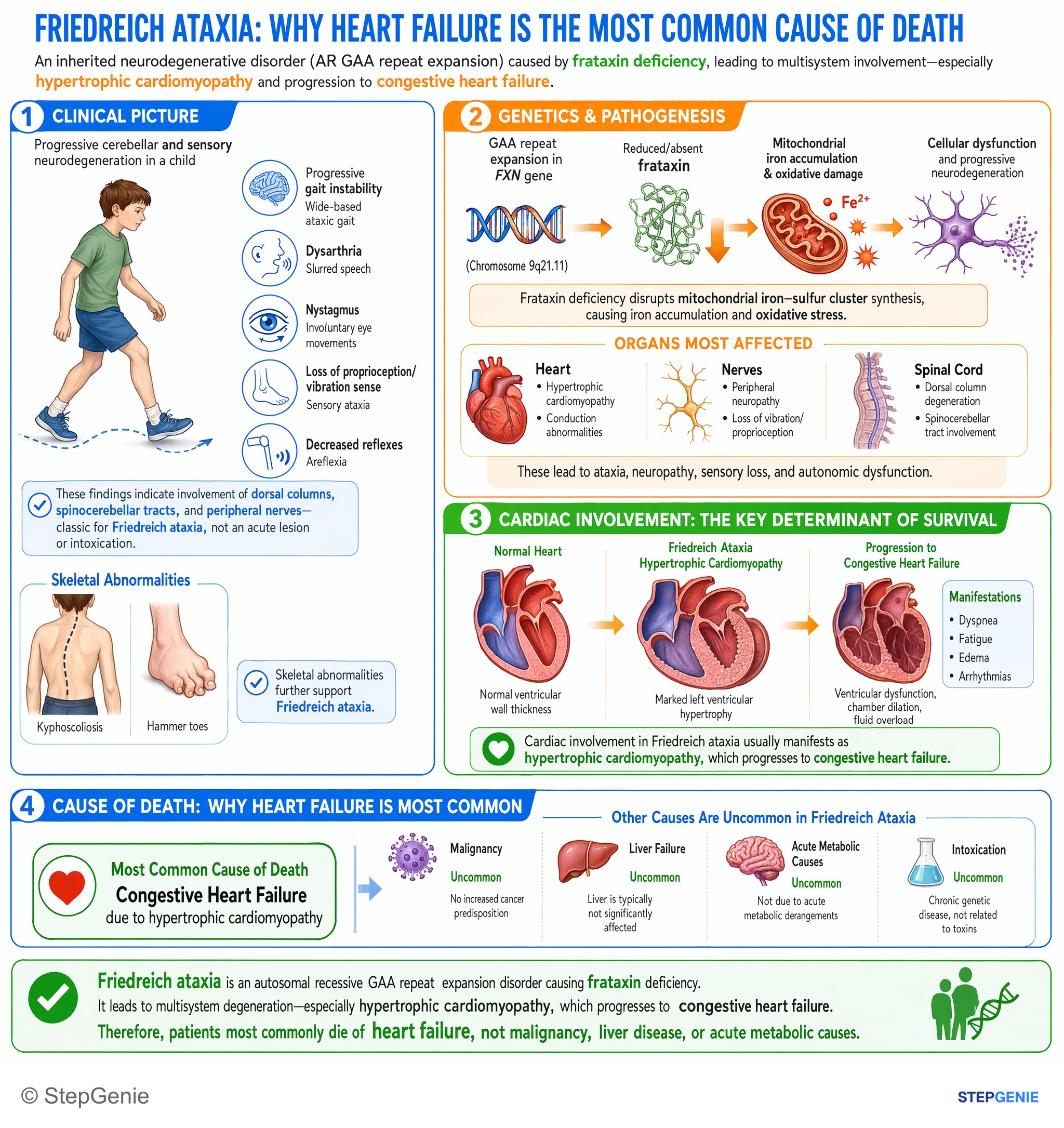 Cardiovascular System — StepGenie USMLE Step 1 explanation infographic