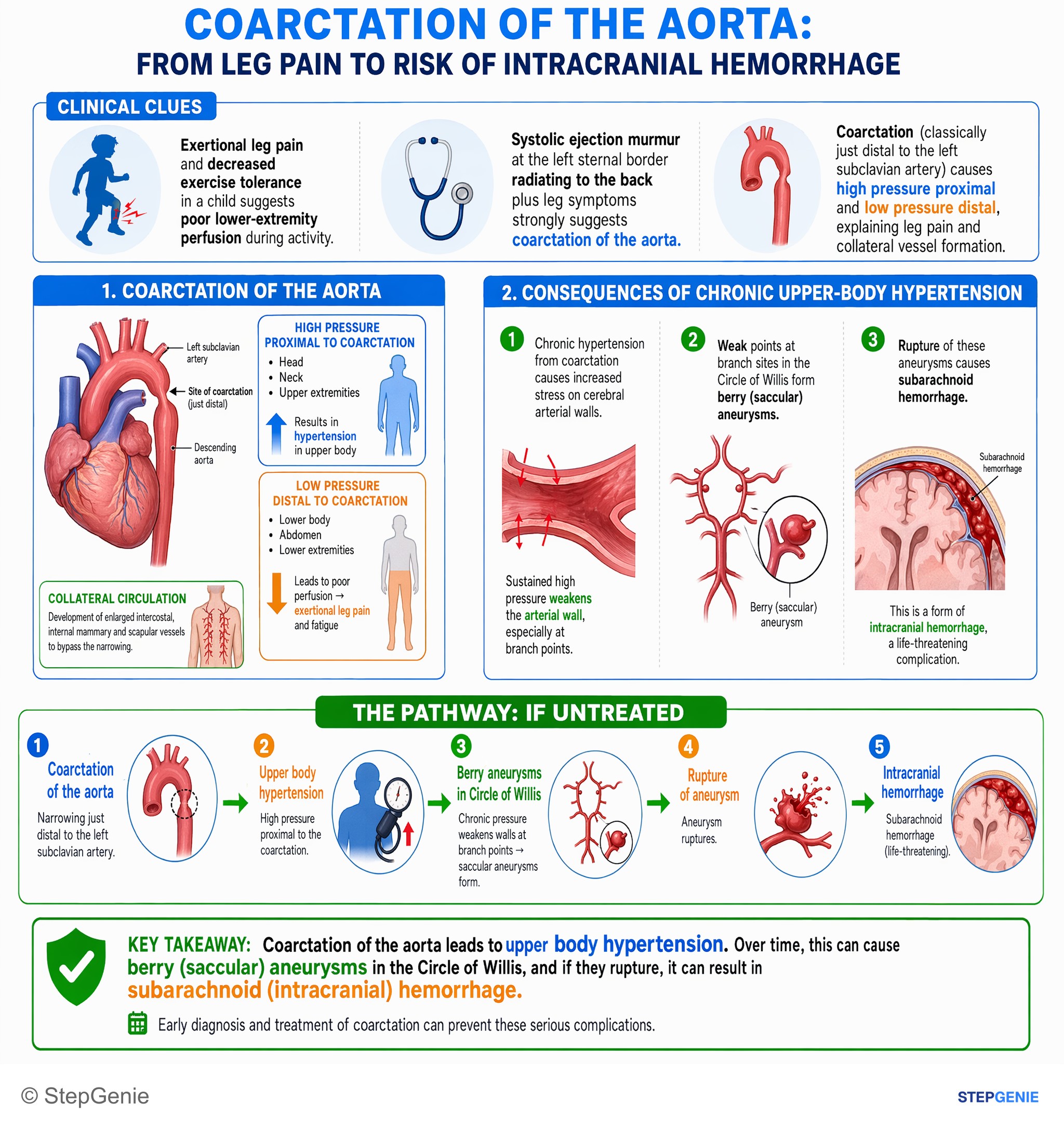 Congenital heart disease — StepGenie USMLE Step 1 explanation infographic