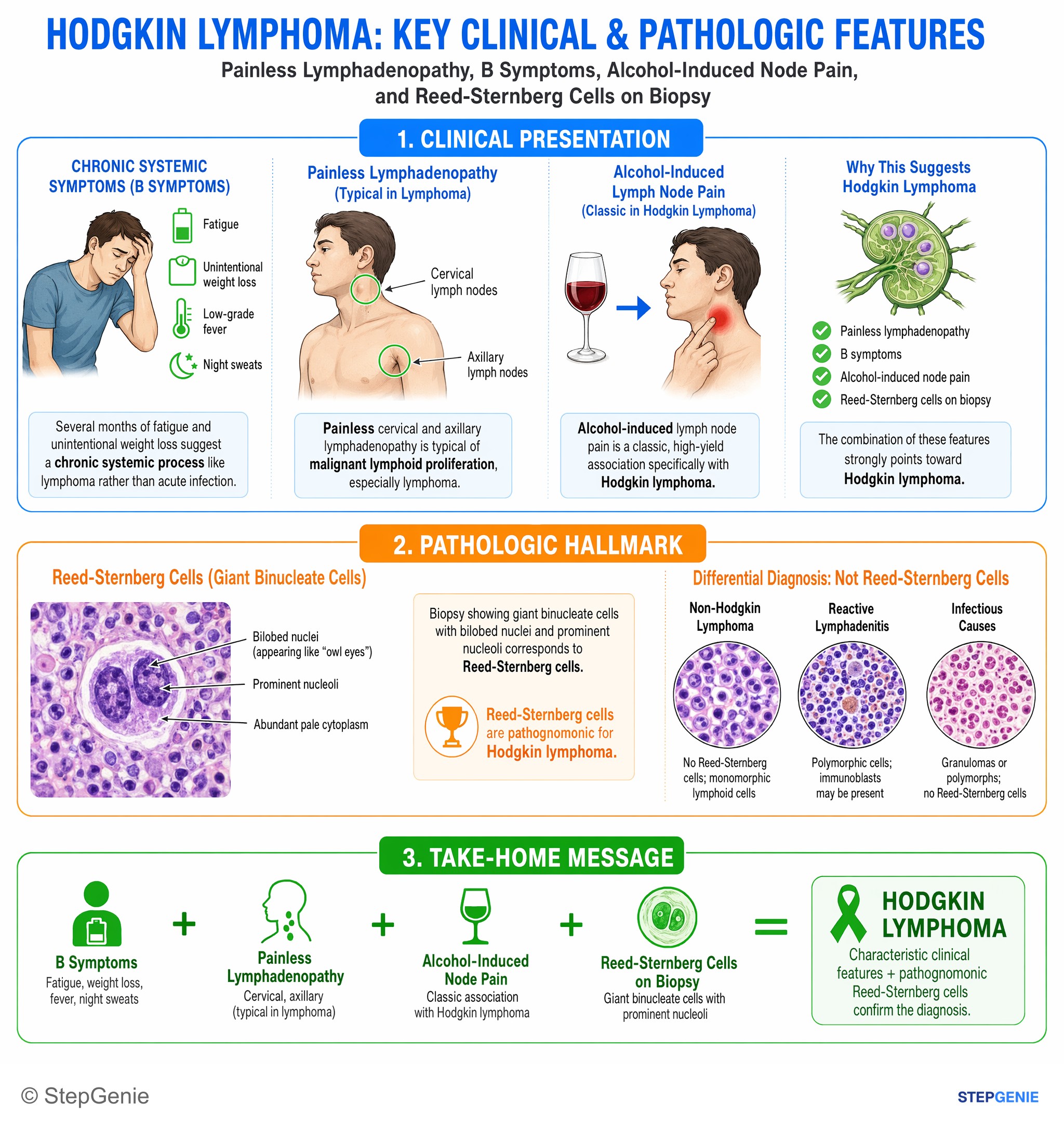 Principles of oncology — StepGenie USMLE Step 1 explanation infographic