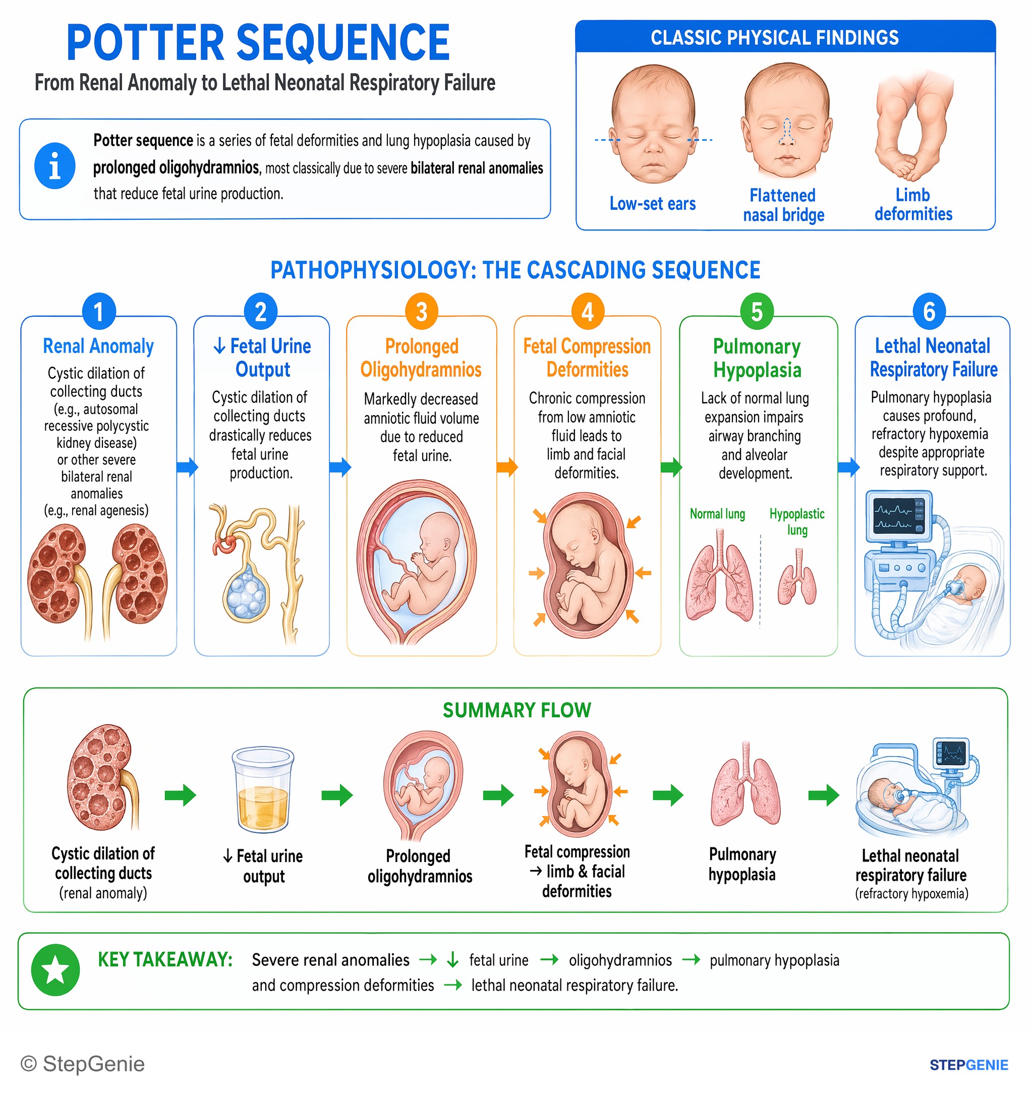 Congenital and developmental anomalies — StepGenie USMLE Step 1 explanation infographic