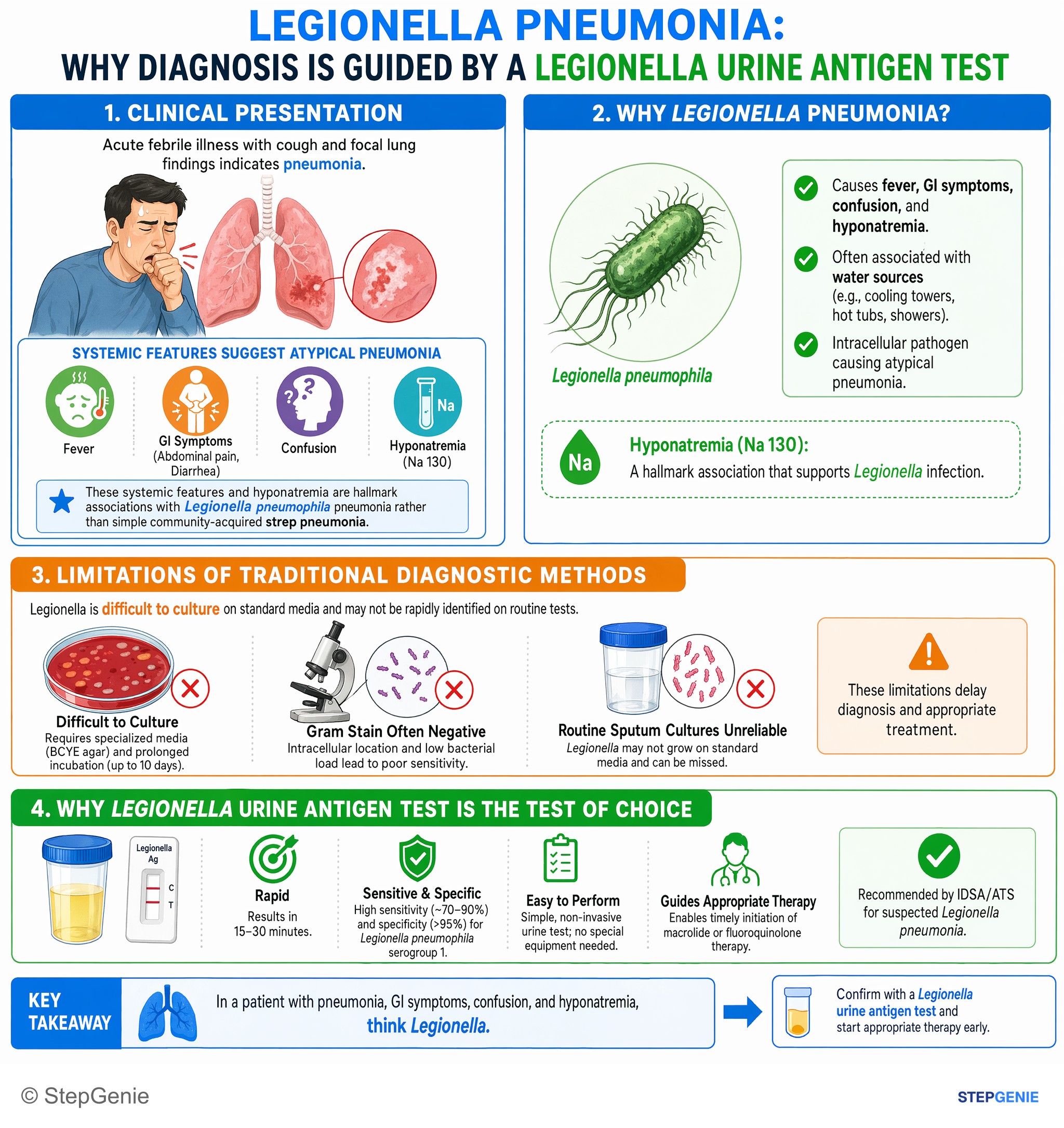 Bacterial infections — StepGenie USMLE Step 2 explanation infographic